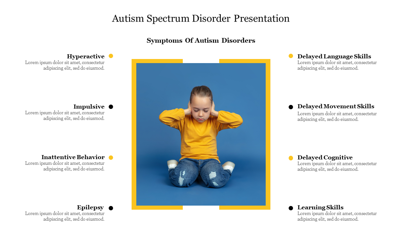 Autism Spectrum Disorder Presentation
