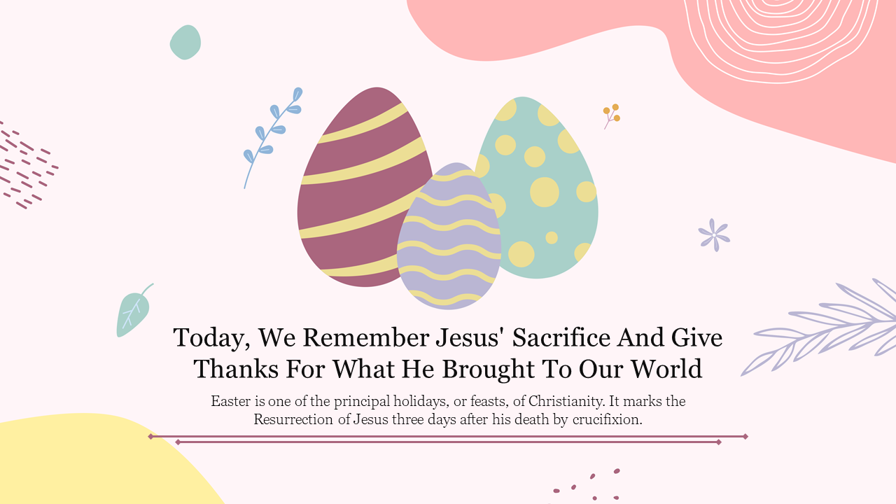 Amazing Easter Themed PowerPoint Templates Slide PPT