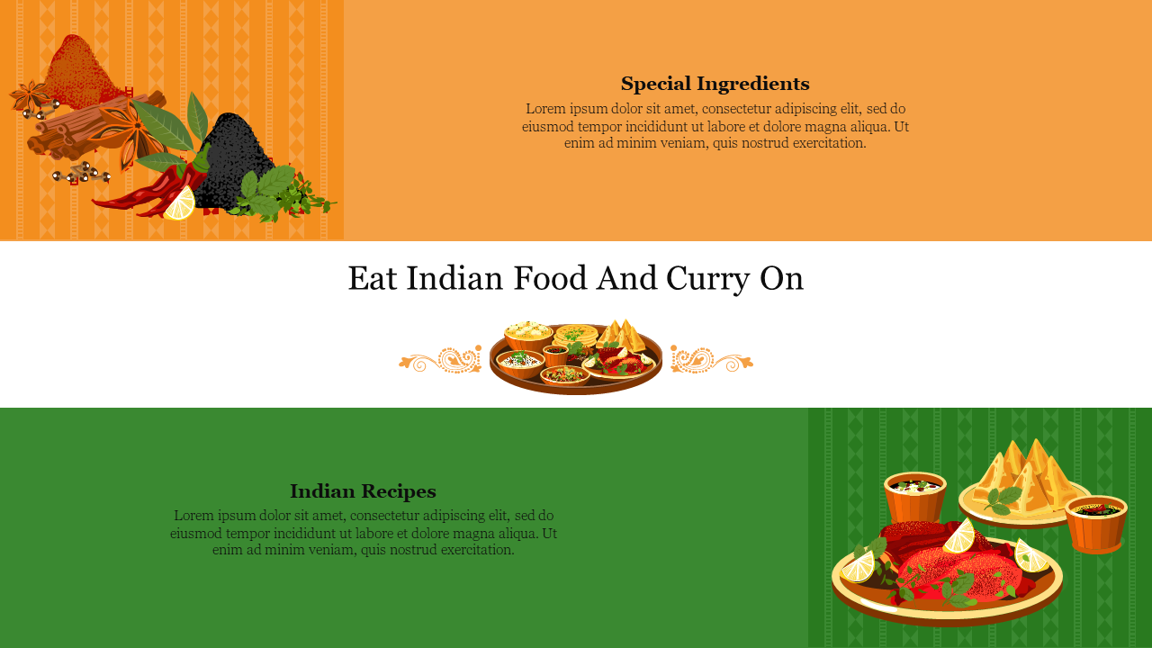 Free - Free Indian Food PowerPoint Templates and Google Slides