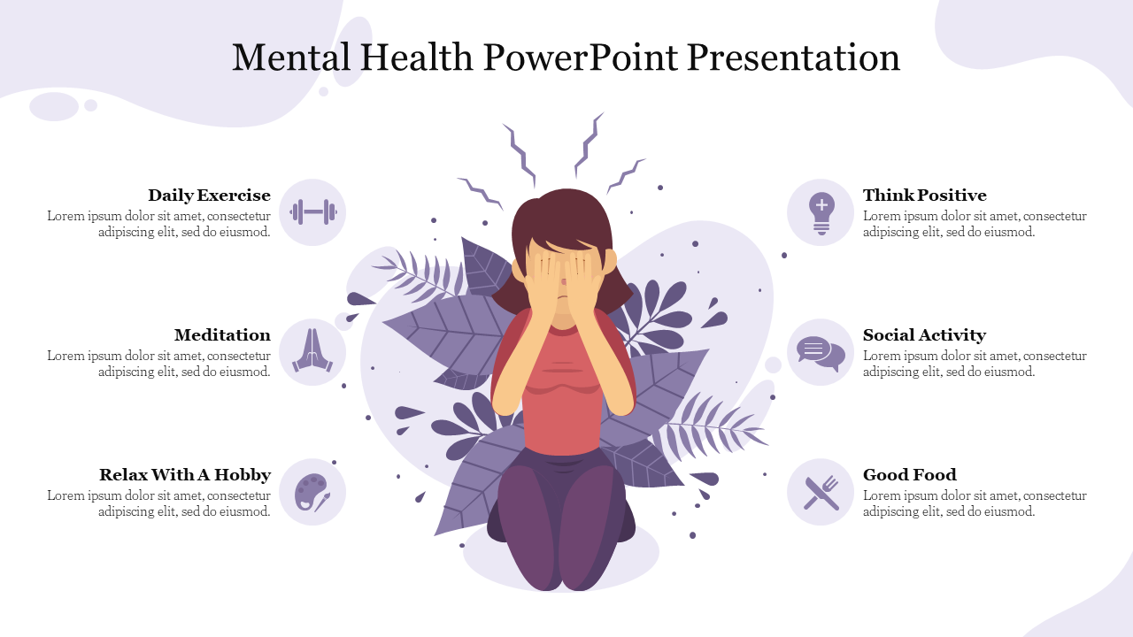 Free - Mental Health PPT Presentation Template Free Google Slides