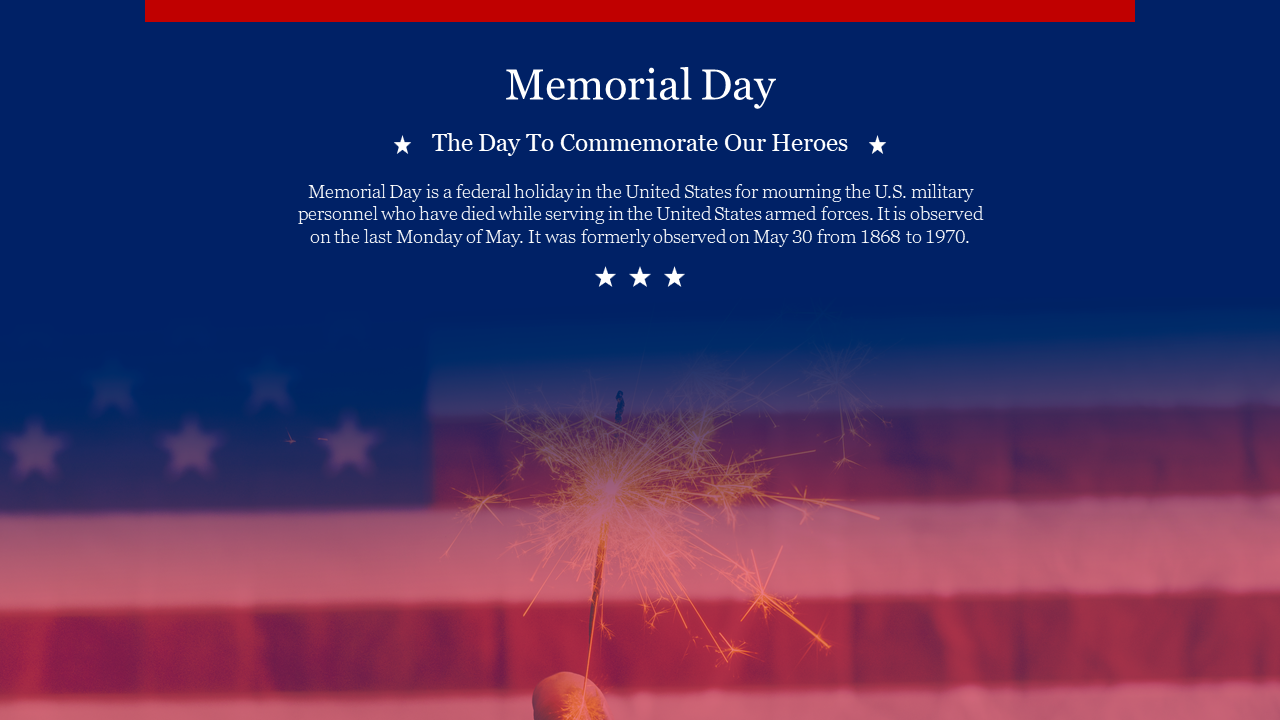 free memorial day powerpoint presentations