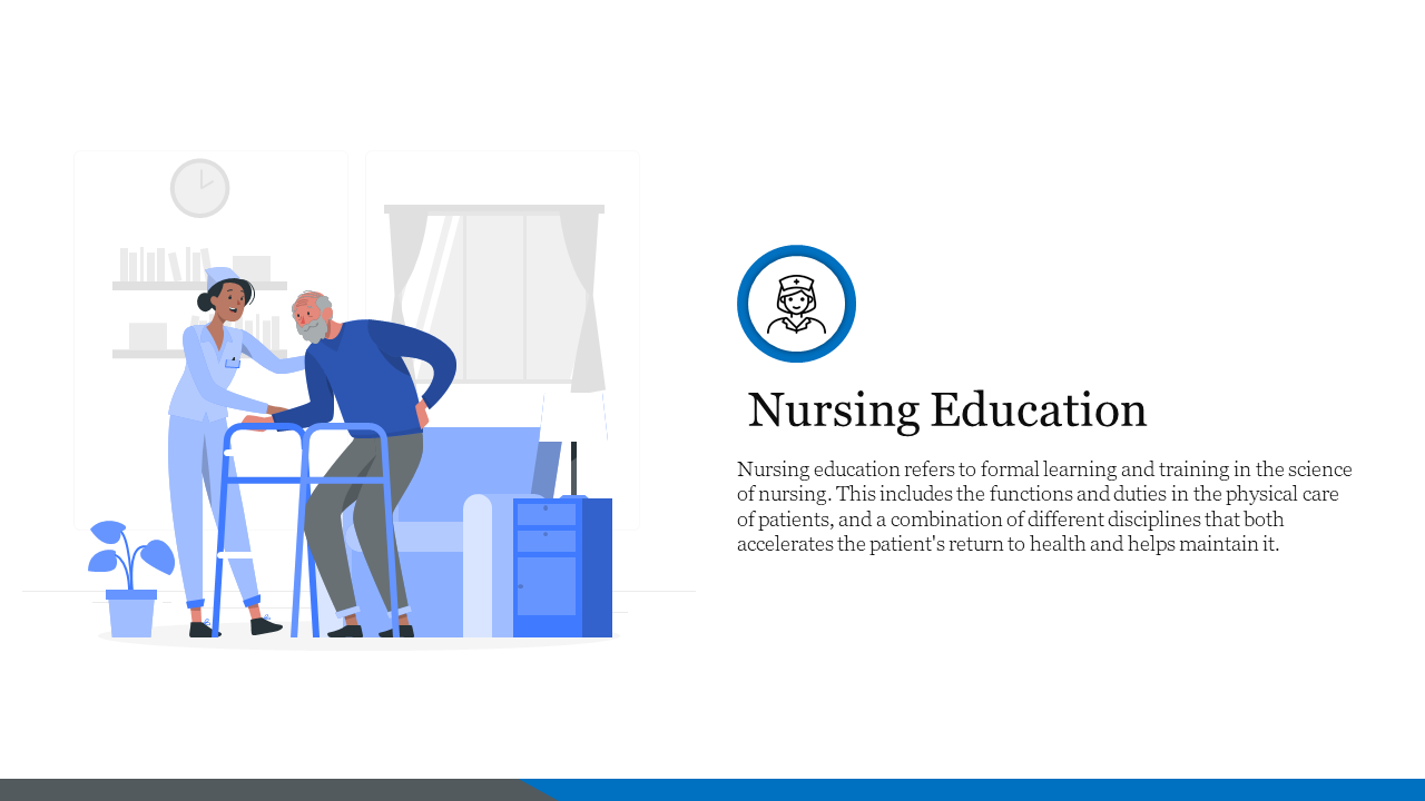 Free - Free PowerPoint Templates Nursing Education & Google Slides