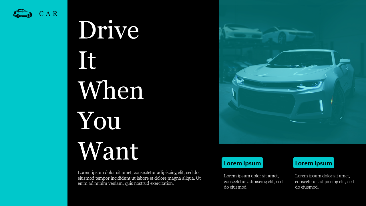 Free Automotive PowerPoint Templates