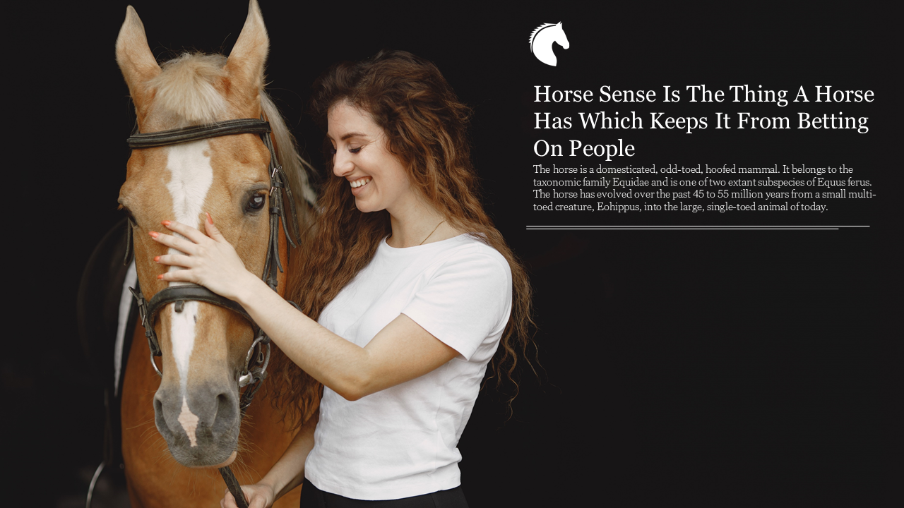 Horse Background For PowerPoint