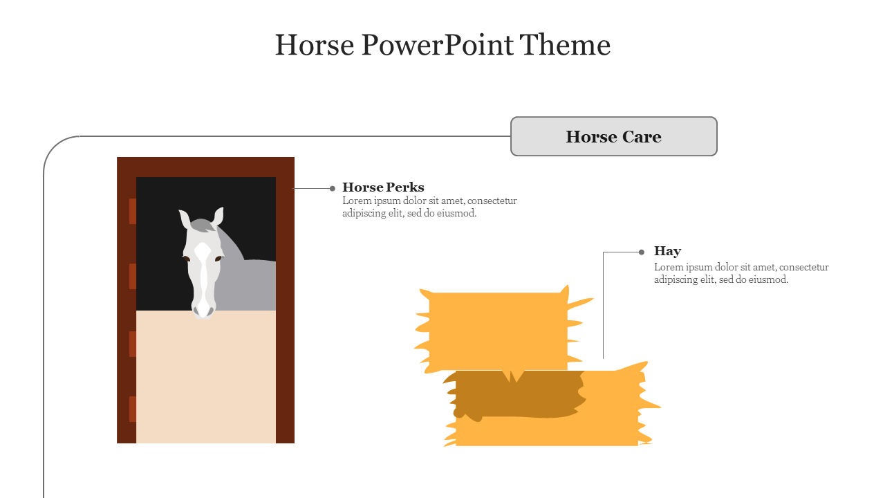Horse PowerPoint Theme