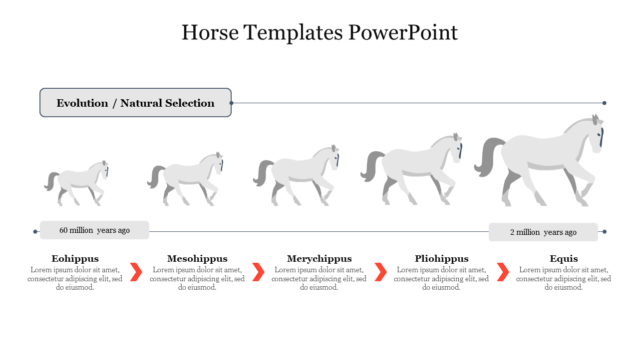 Free - Creative Horse Templates PowerPoint Presentation Slide 