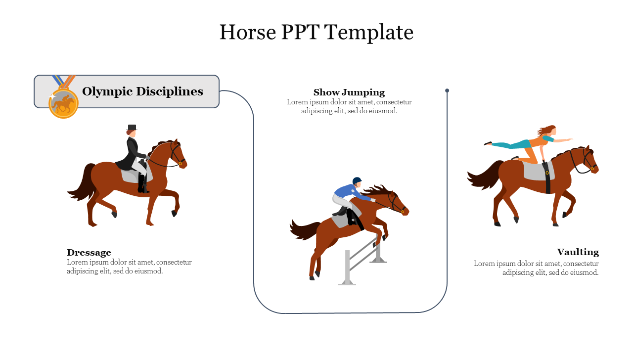 Effective Horse PPT Template PowerPoint Presentation 