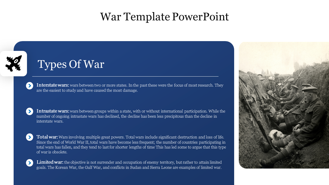 War Template PowerPoint