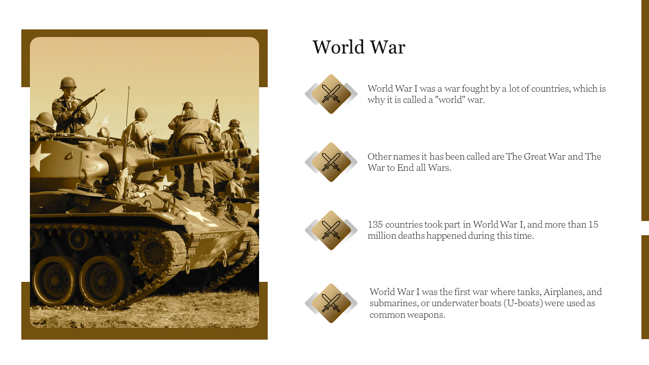 World War PowerPoint Template