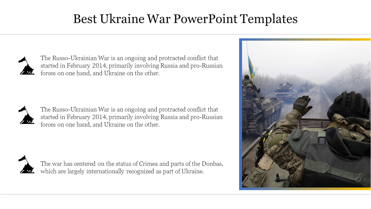 Best Ukraine War PowerPoint Templates