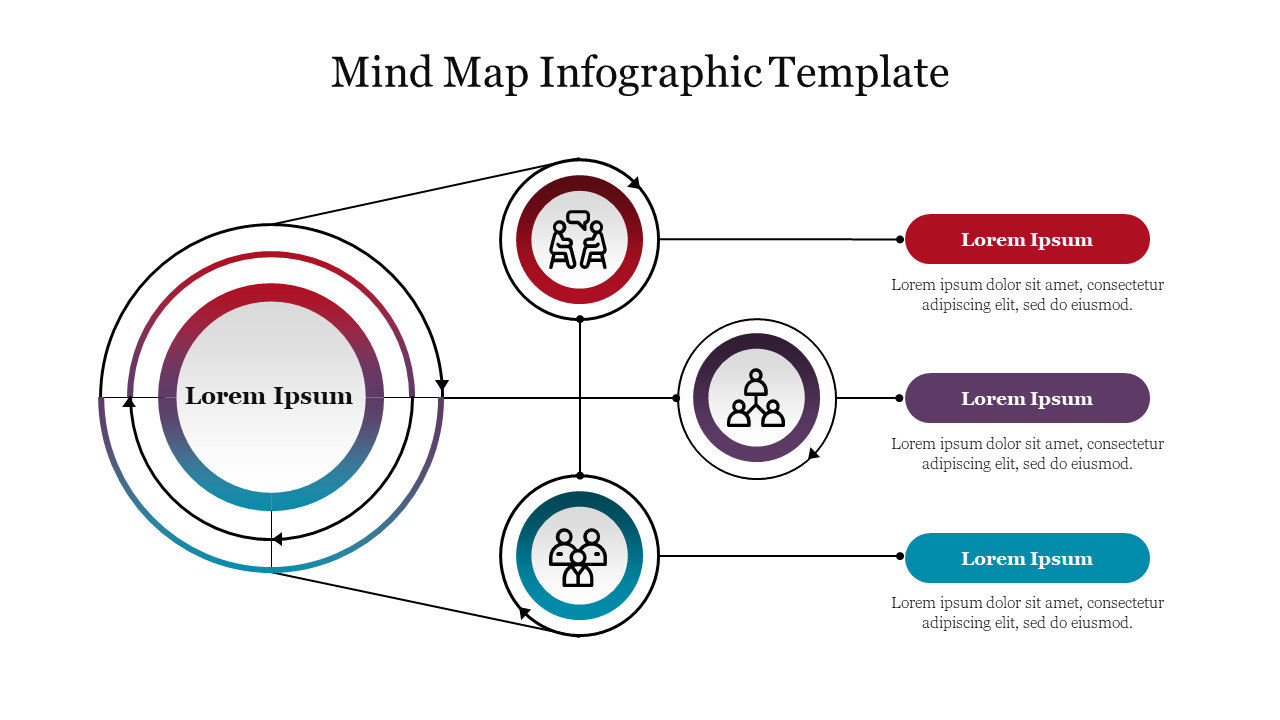 Creative Mind Map Infographic Template Presentation 