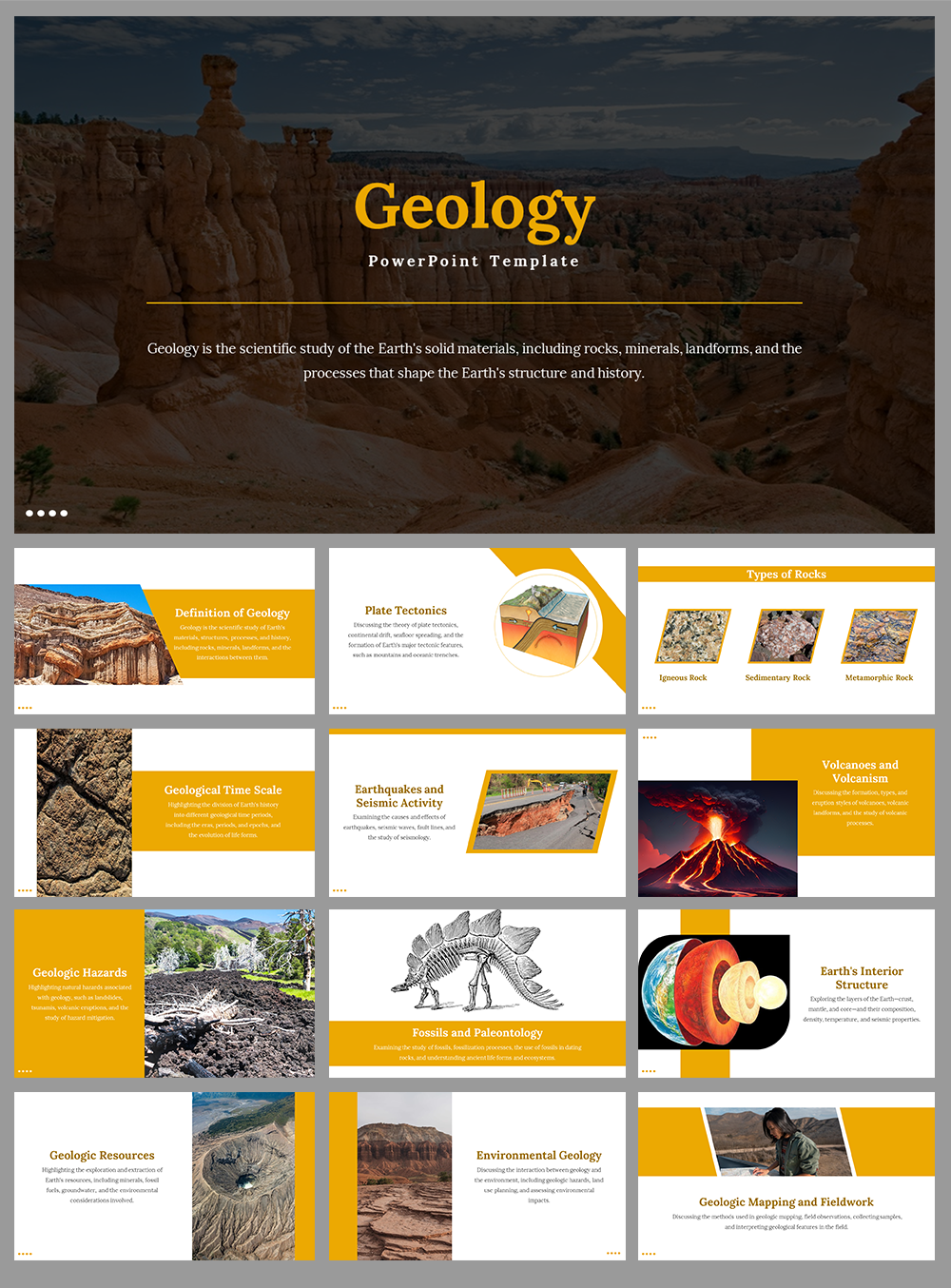 presentation templates geology