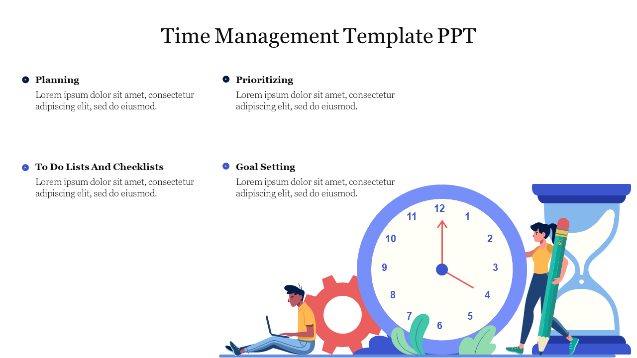 Time Management Template PPT