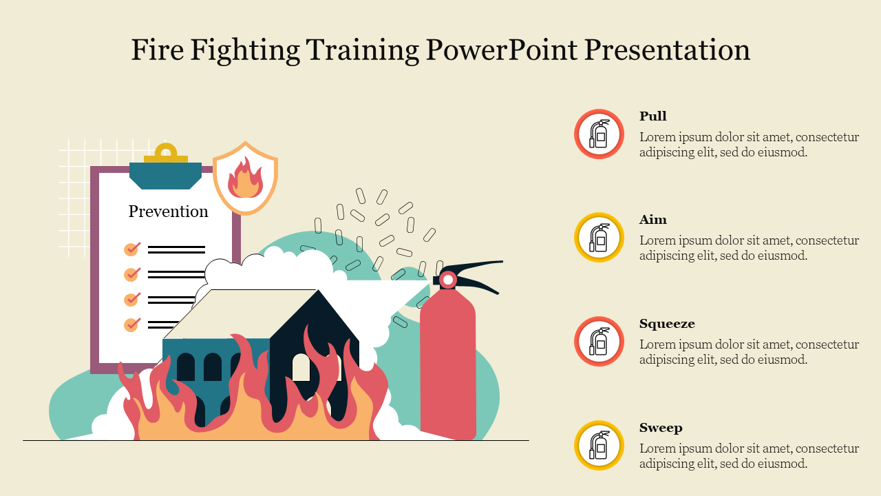 Fire Fighting Training PowerPoint Presentation
