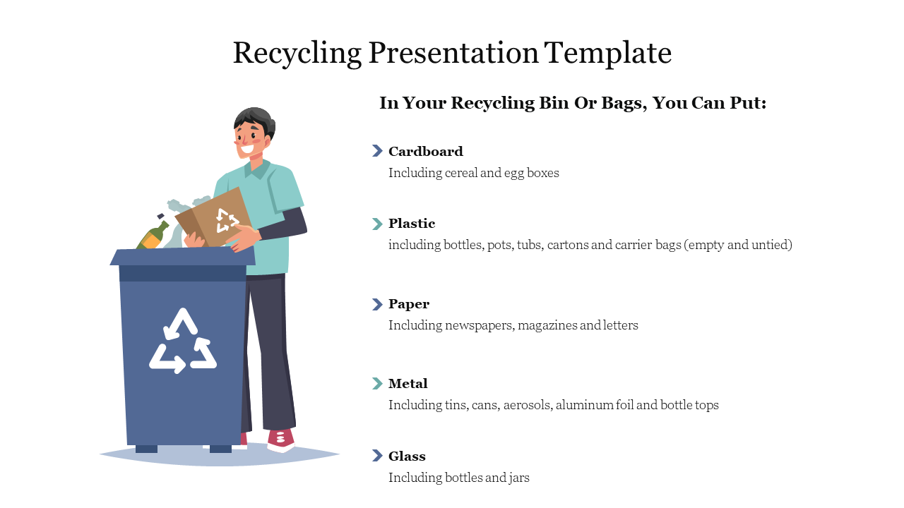 Recycling Presentation Template