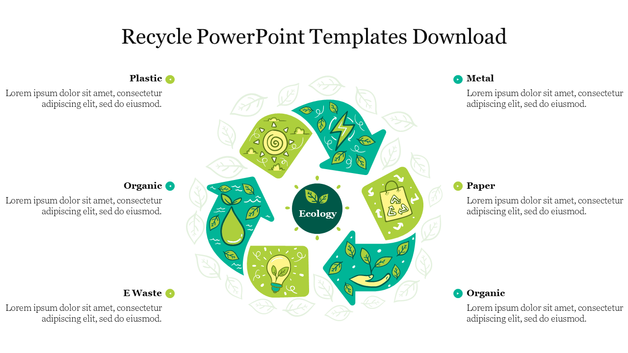 Recycle PowerPoint Templates Free Download