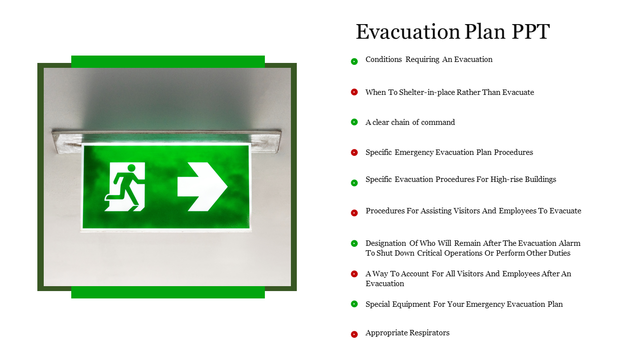 Evacuation Plan PPT