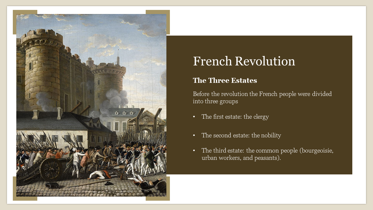 French Revolution Slides Template