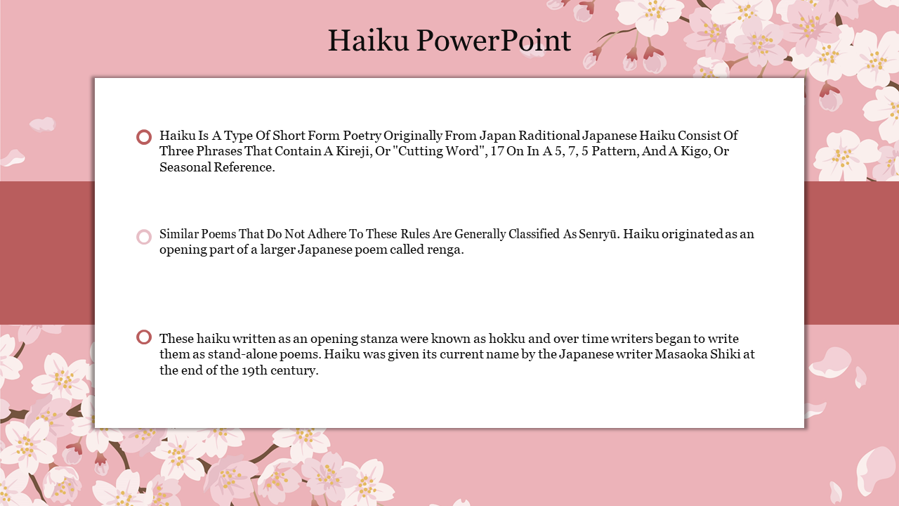 Haiku PowerPoint