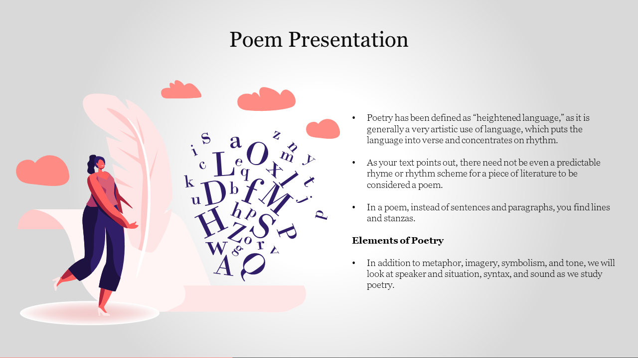 poem presentation assignment