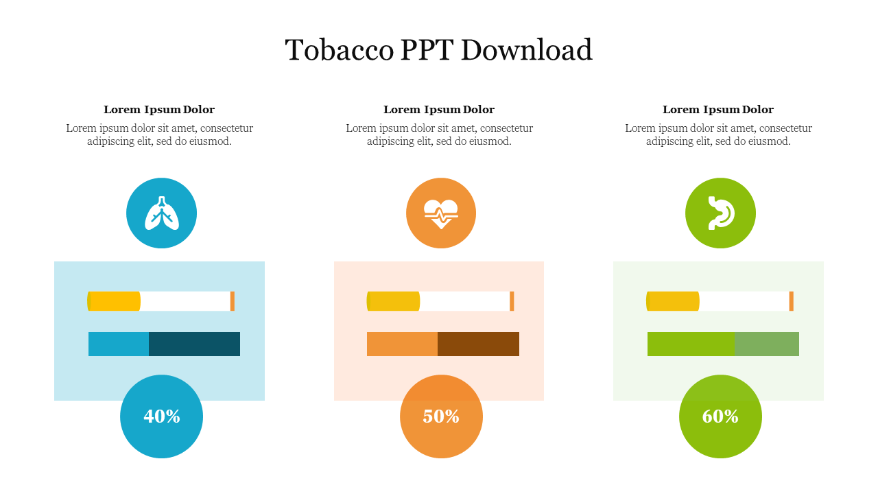 Effective Tobacco PPT Download Presentation Template 