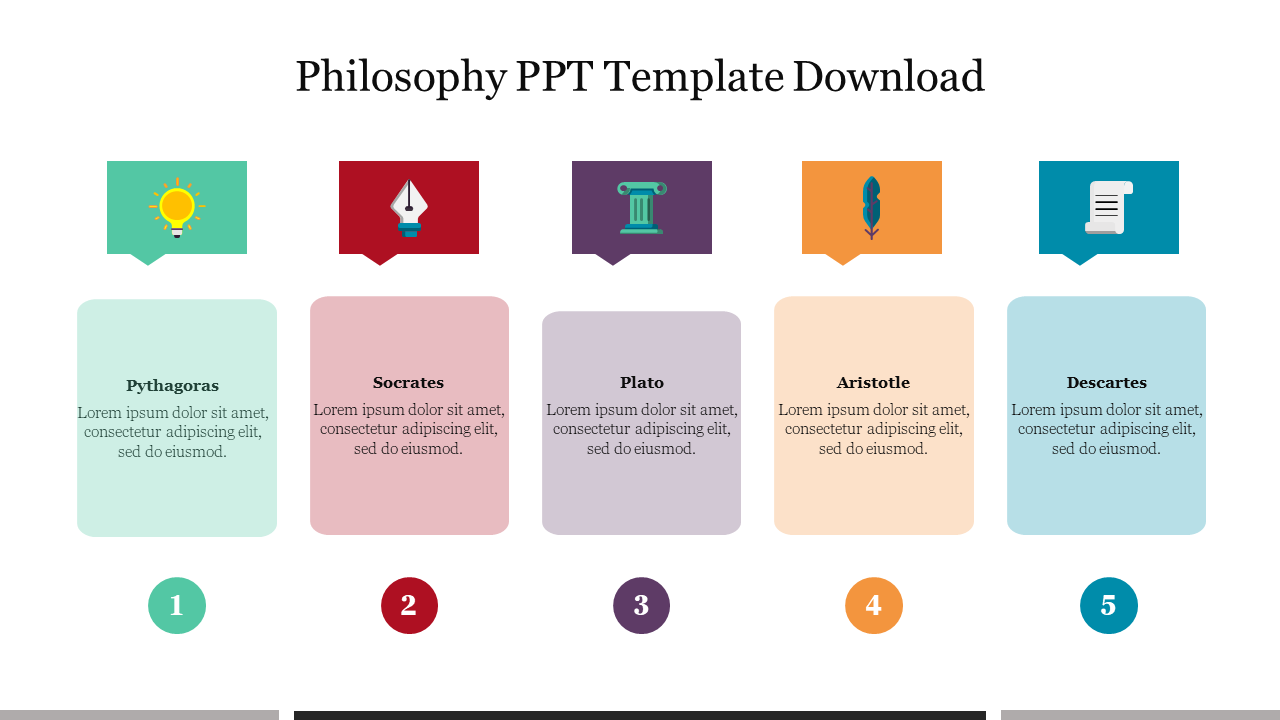 Free - Amazing Philosophy PPT Template Free Download Presentation 