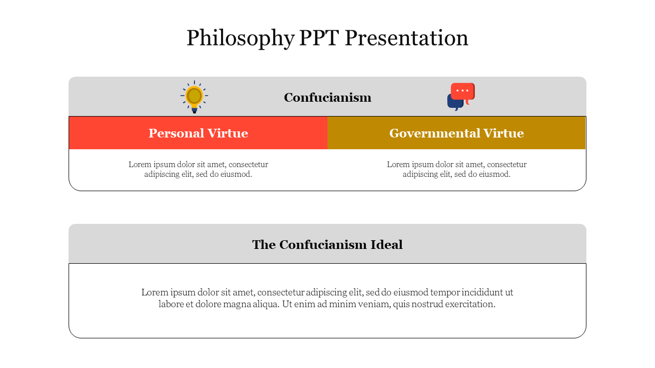 Effective Philosophy PPT Presentation Template Slide 