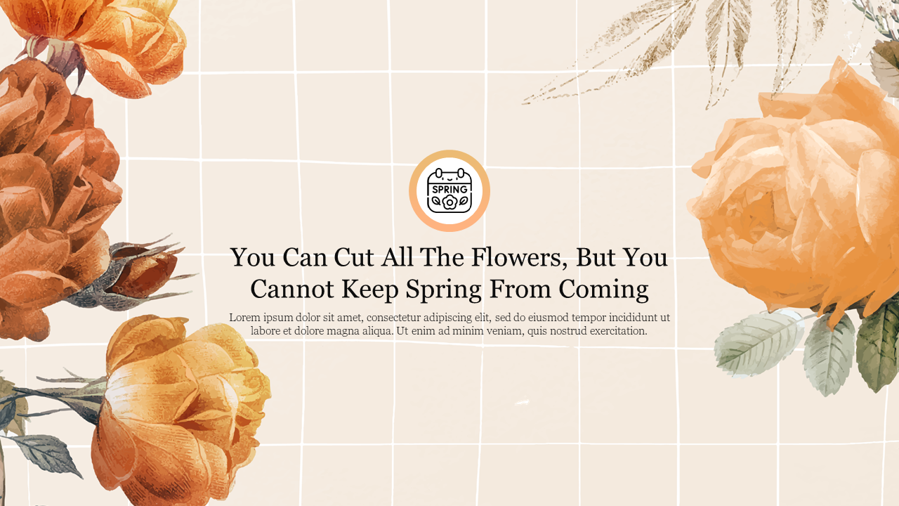 Background PowerPoint Spring