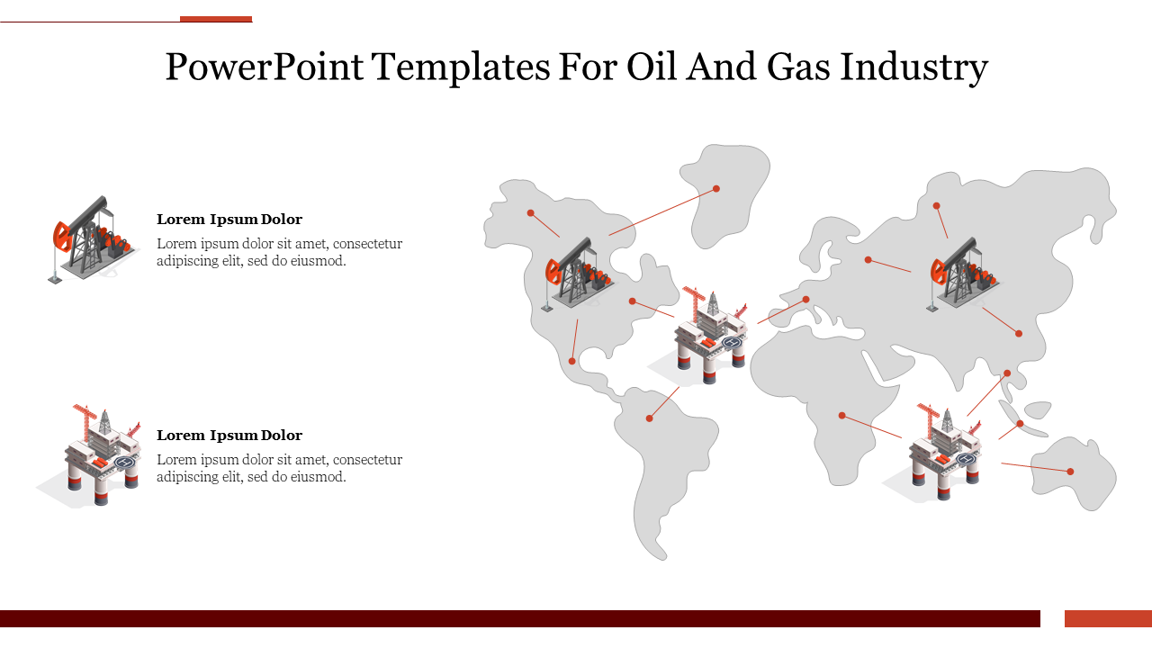 Creative PowerPoint Templates For Oil And Gas Industry