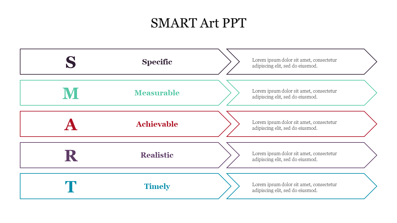 Editable SMART Art PPT PowerPoint Presentation Slide 