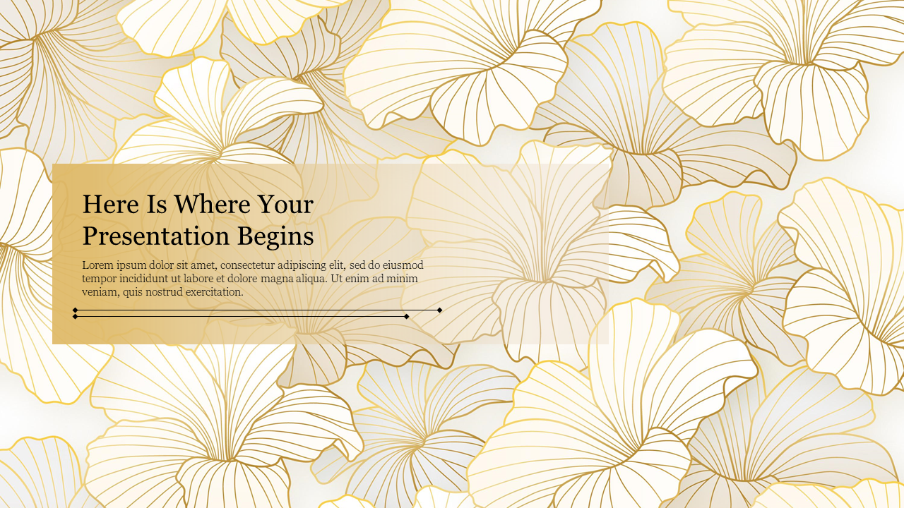 Effective Elegant Simple Background PowerPoint Template 