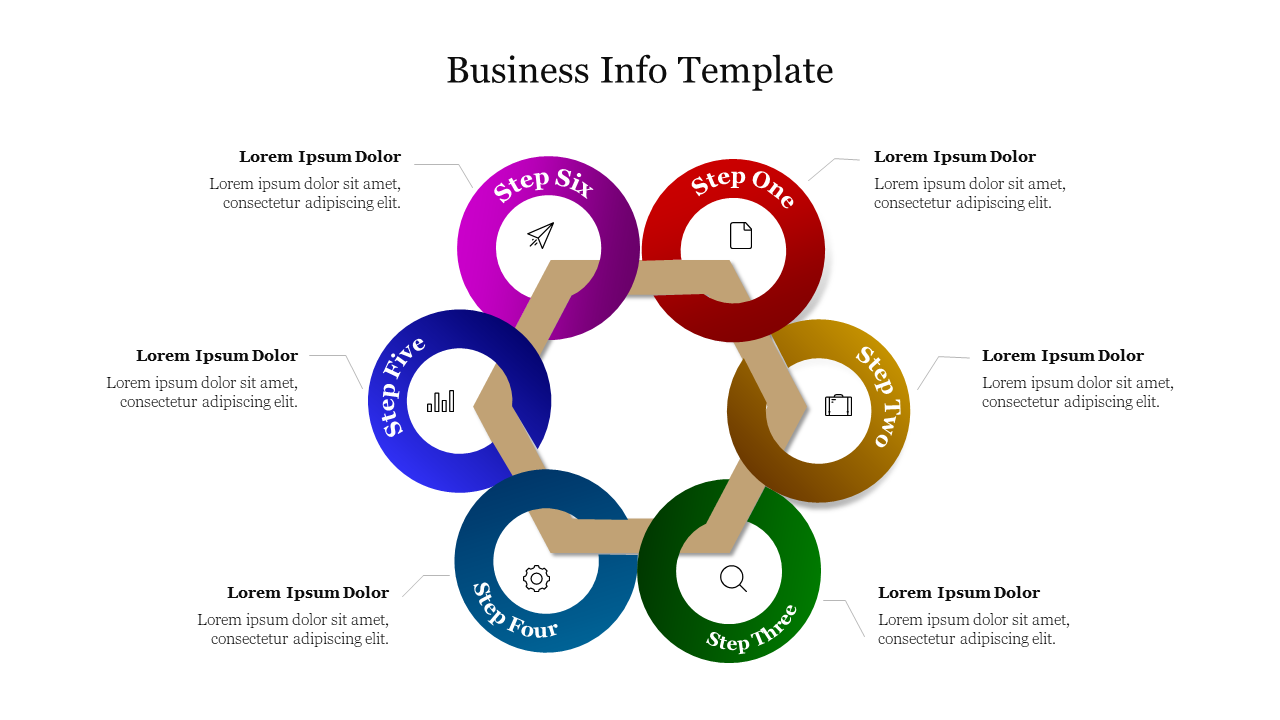 Creative Business Info Template Presentation Slide 