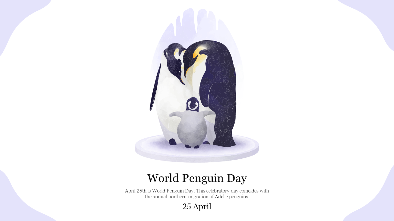 Effective World Penguin Day PowerPoint Presentation Slide 