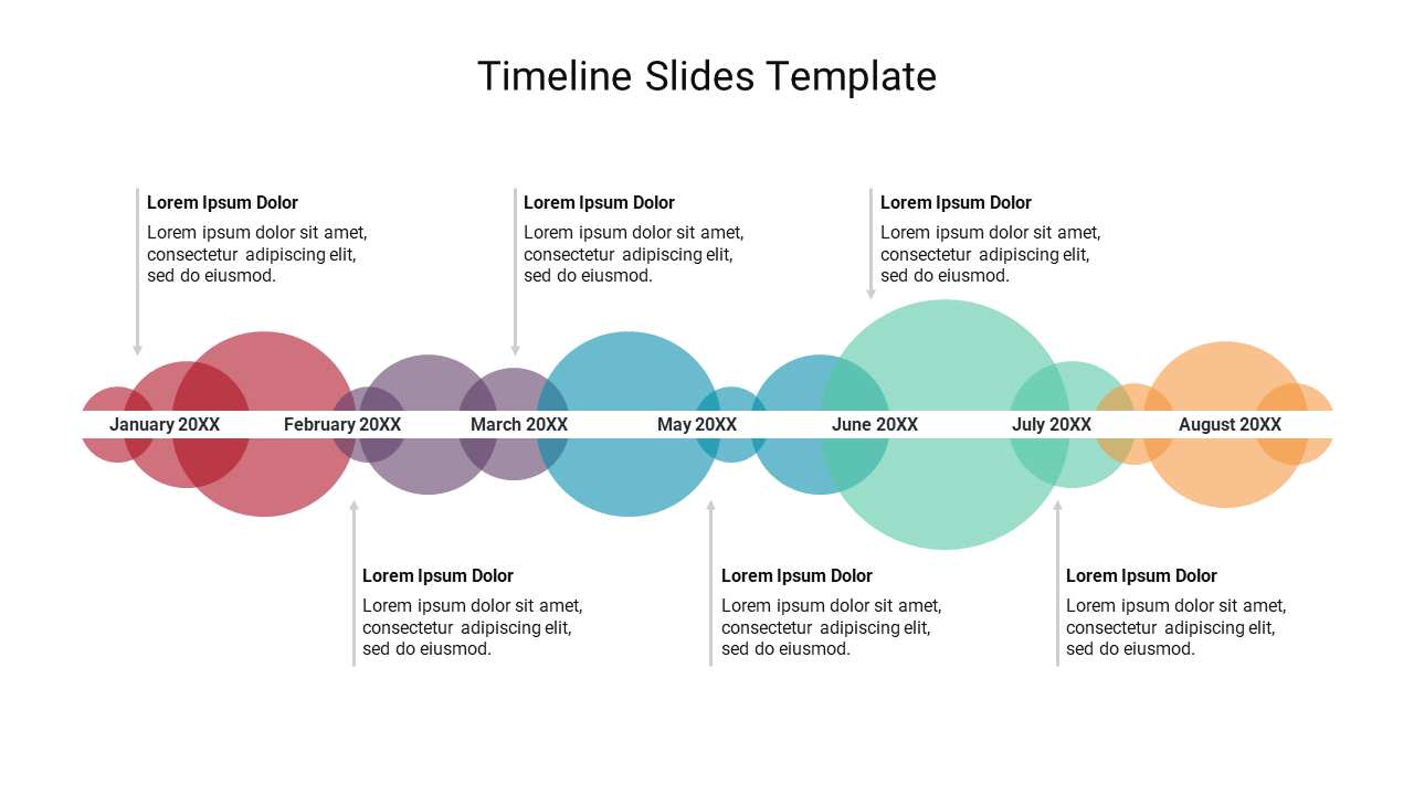 Free - Editable Timeline Google Slides Template Presentation 