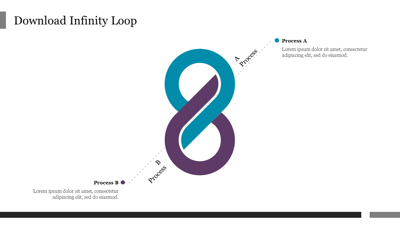 Creative Download Infinity Loop Presentation Slide 