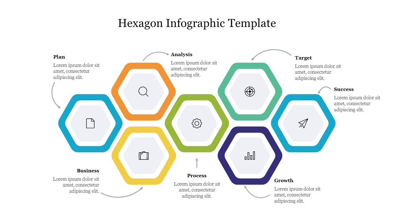 Hexagon Infographic Template