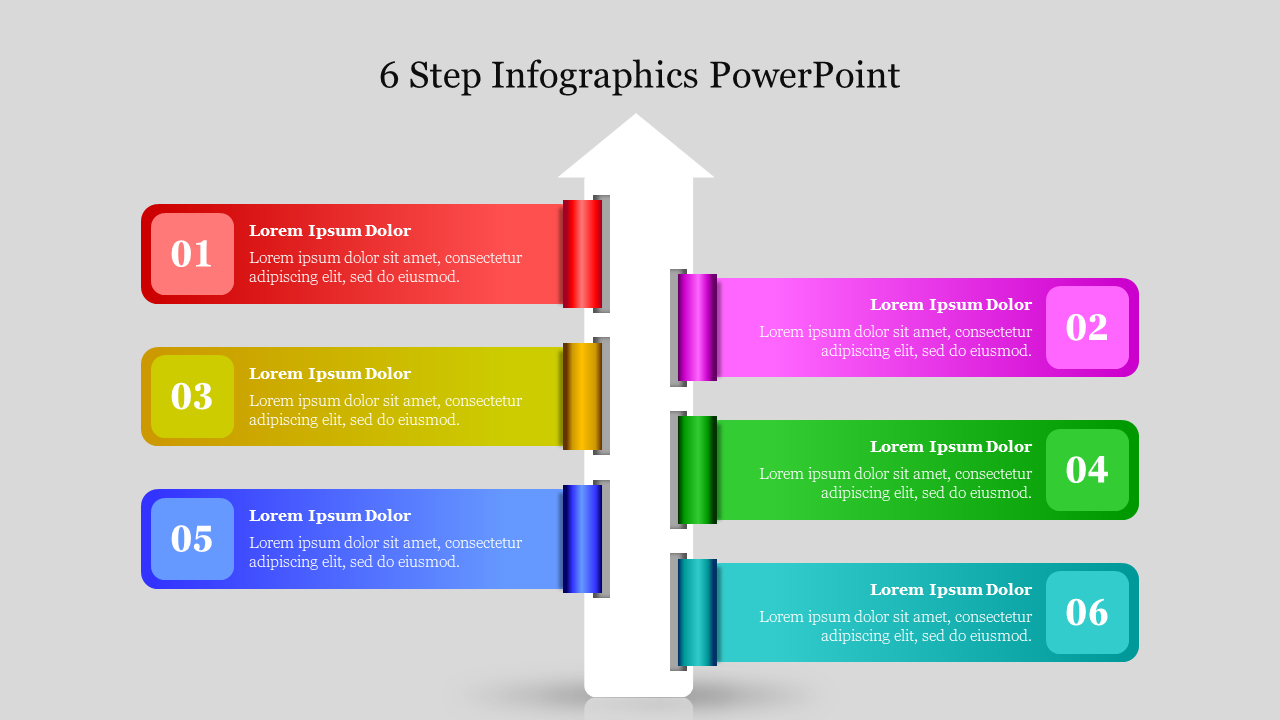 Innovative 6 Step Infographics PowerPoint Presentation 