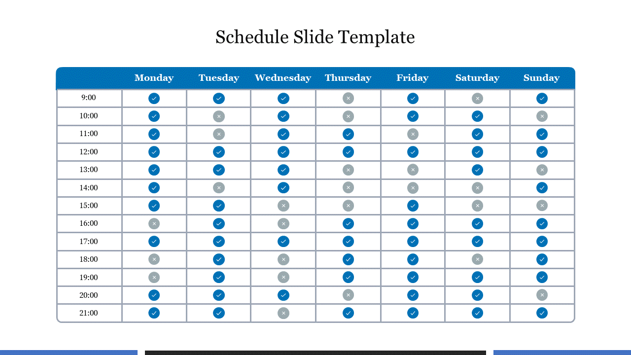 Best Schedule Slide Template PowerPoint Presentation 