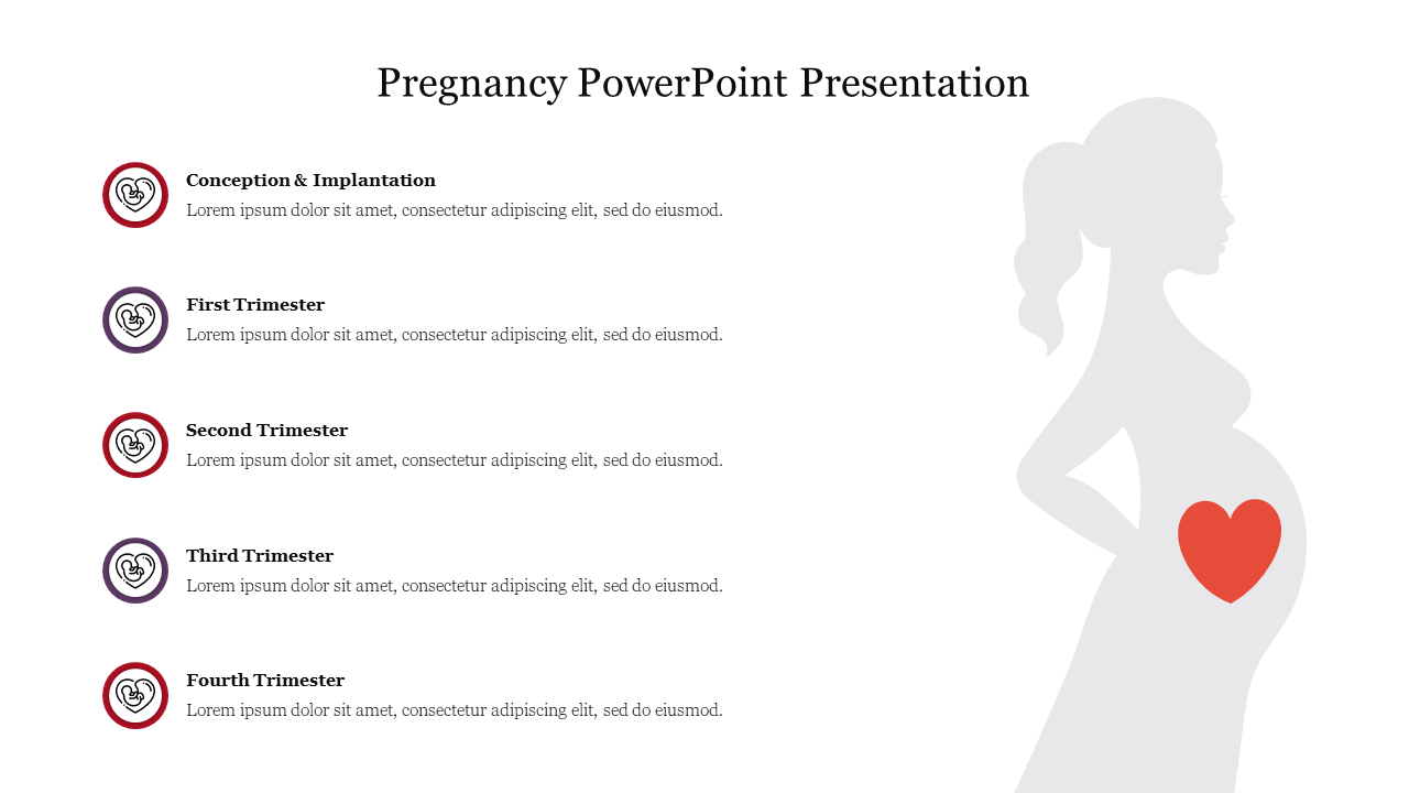 Creative Pregnancy PowerPoint Presentation Template 
