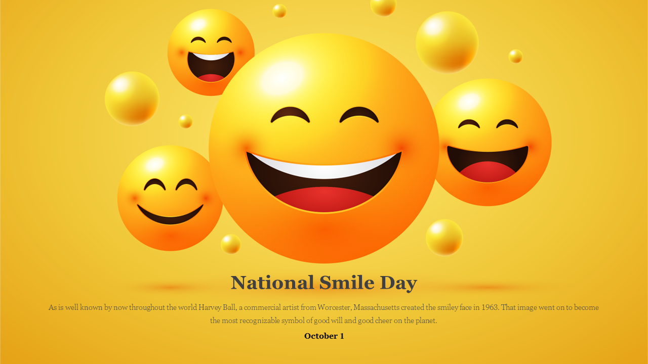 National Smile Day PowerPoint Template