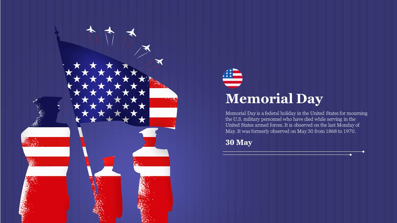 Free - Effective Memorial Day PowerPoint Template Presentation 