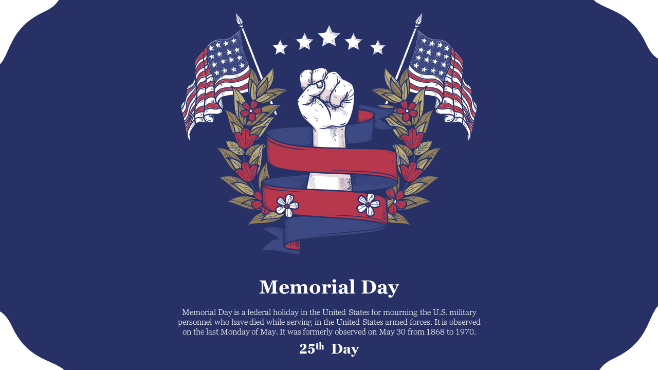 Amazing Memorial Day PowerPoint Template Presentation 