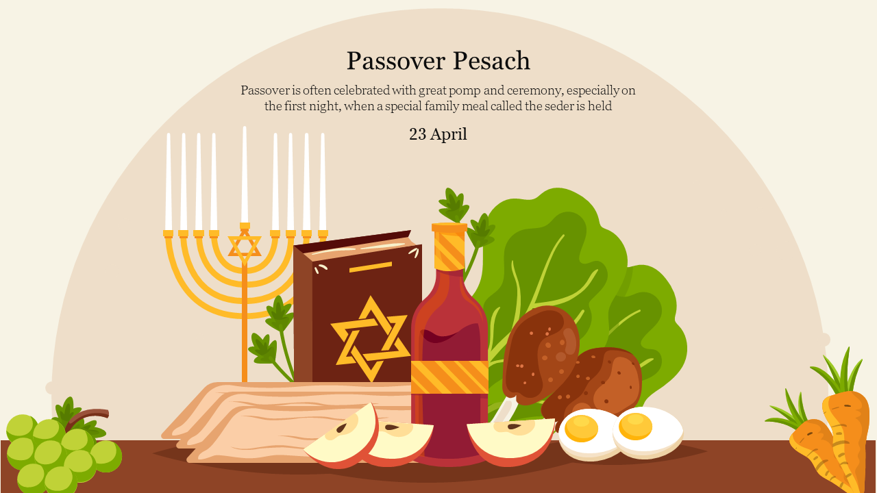 Amazing Passover Pesach PowerPoint Presentation Slide
