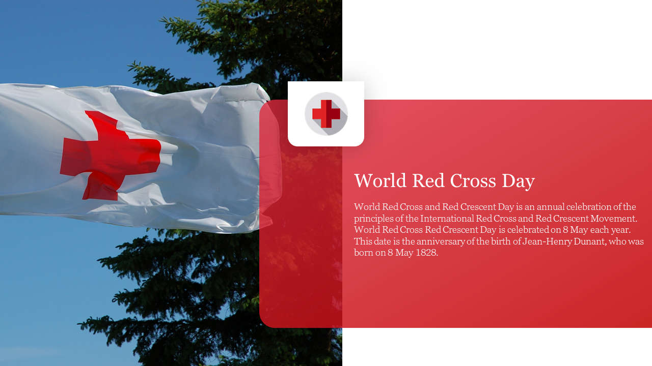 Best World Red Cross Day PPT Presentation Template 