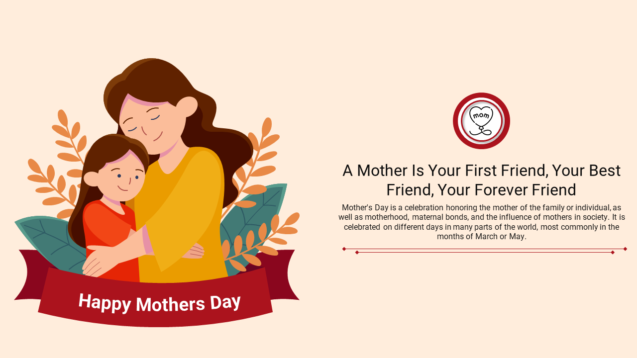 Best Mothers Day Google Slides Template Presentation 
