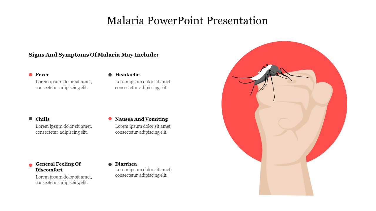 Free - Effective Malaria PowerPoint Presentation Download Slide 
