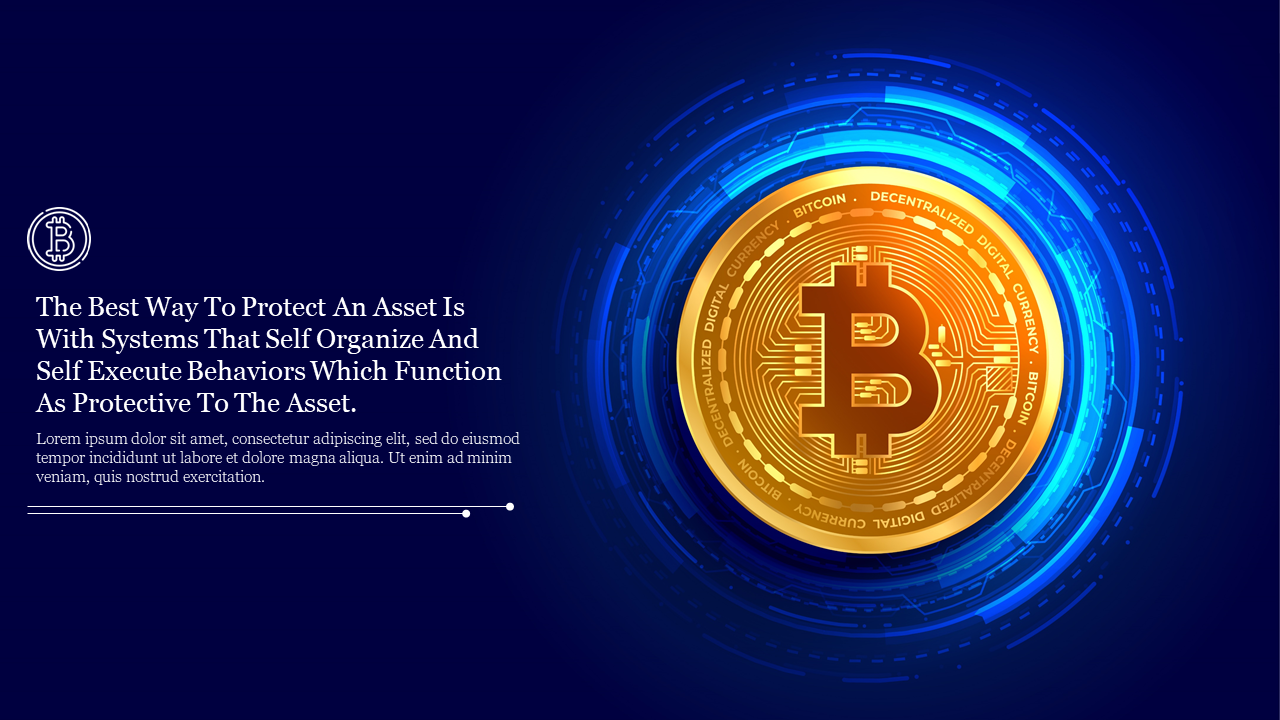 Cryptocurrency PowerPoint Background
