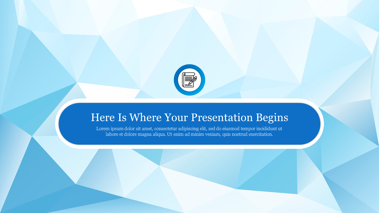 Effective Crystal PowerPoint Background Presentation 
