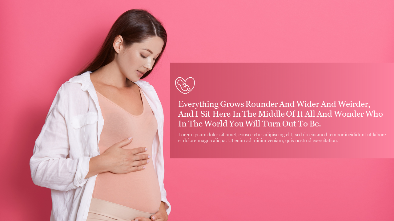 Free - Effective Pregnancy PPT Background Download Template 