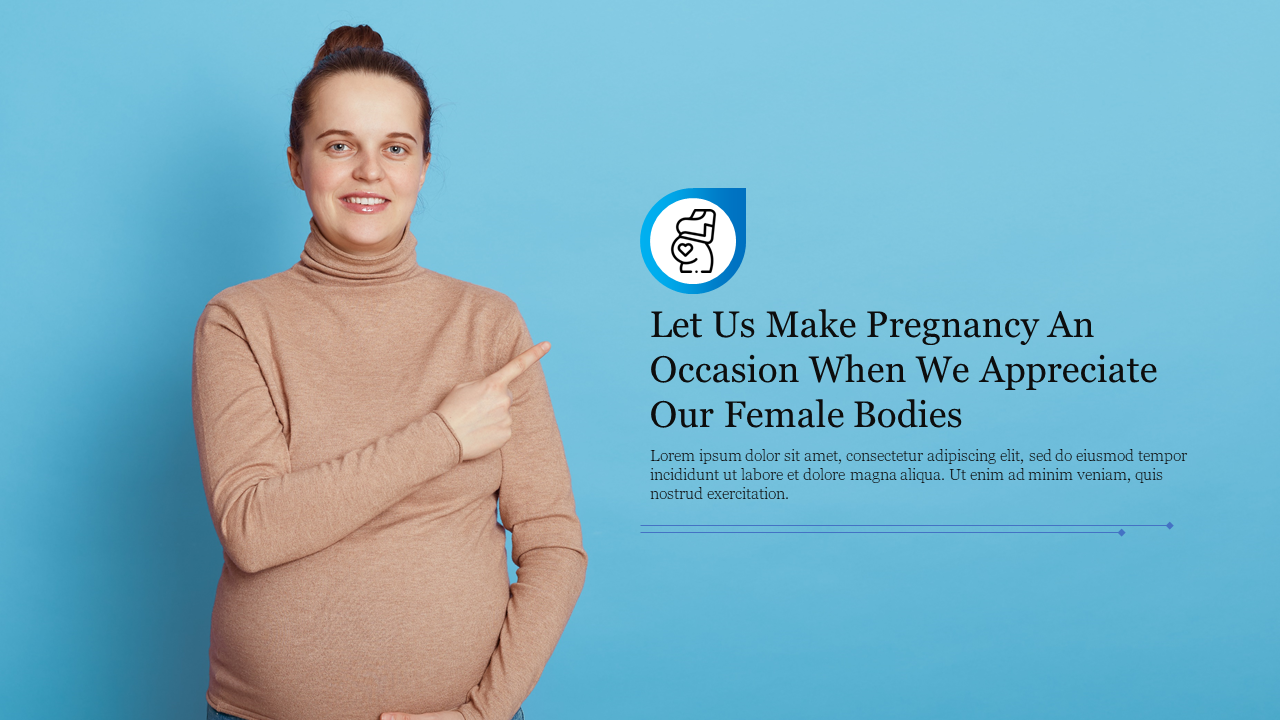 Free - Innovative PowerPoint Pregnancy Backgrounds Slide PPT